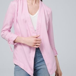 WHBM Drape Front Jacket- new pics! 🌸